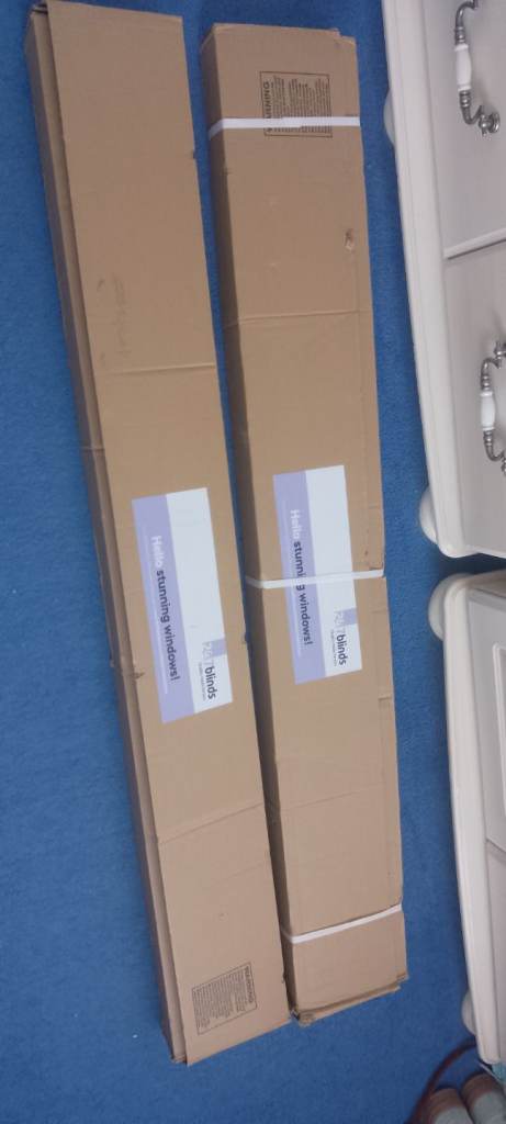 Brand new wood effect blinds X 2