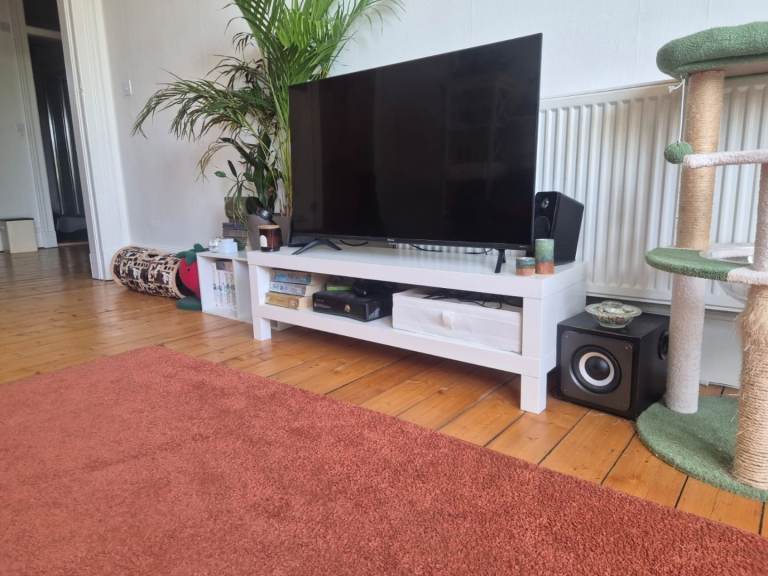 White TV Stand