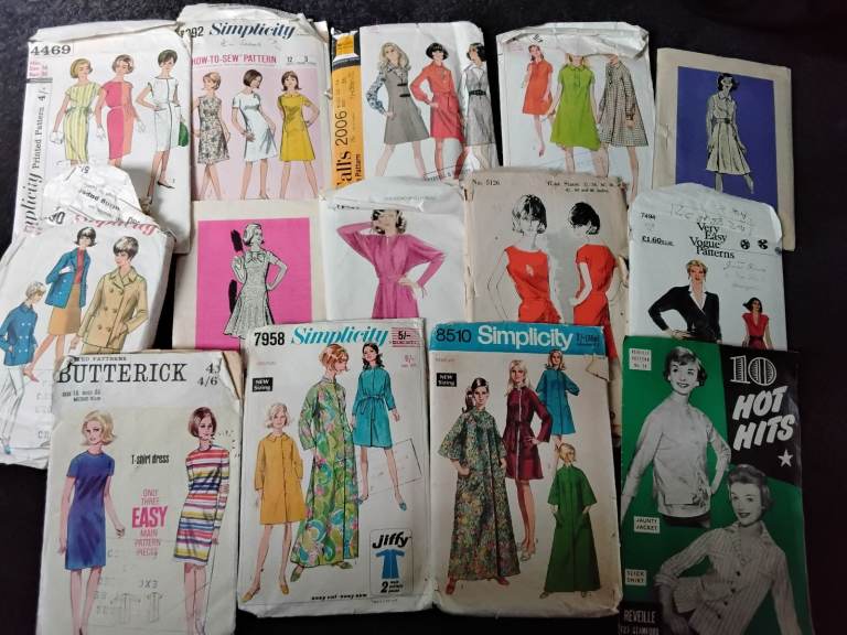 Vintage womens clothes patterns 1950s 1960s 1970s £5 each or make me an offer