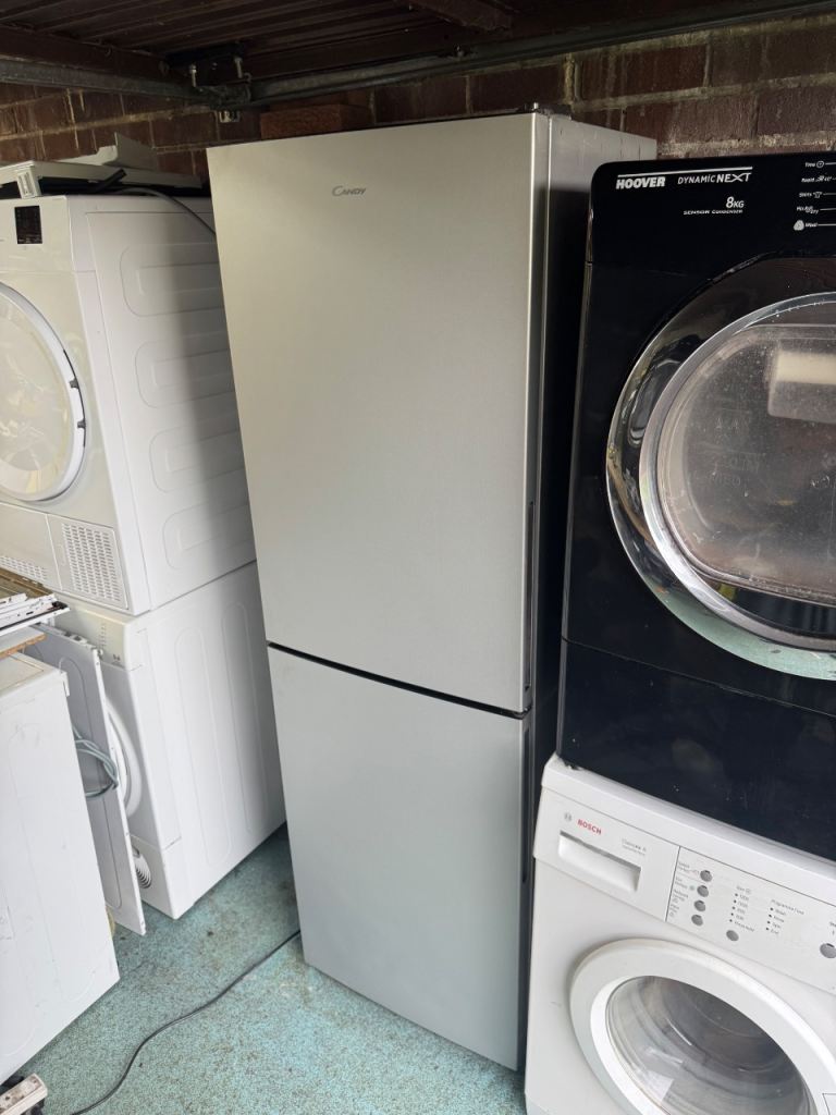 Candy 50/50 - Silver Fridge Freezer