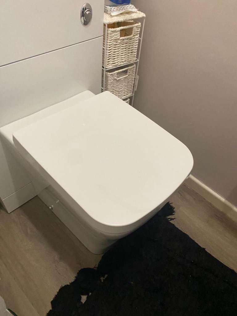 NEW Modern Back to wall toilet (PAN ONLY) - Brand new in box O.N.O