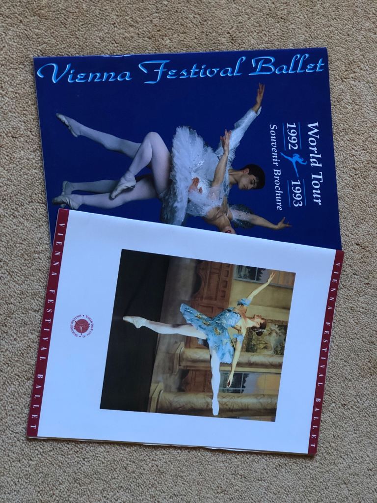 Vienna Festival Ballet World Tour And Festival Ballet Brochures 1990s-Vintage 