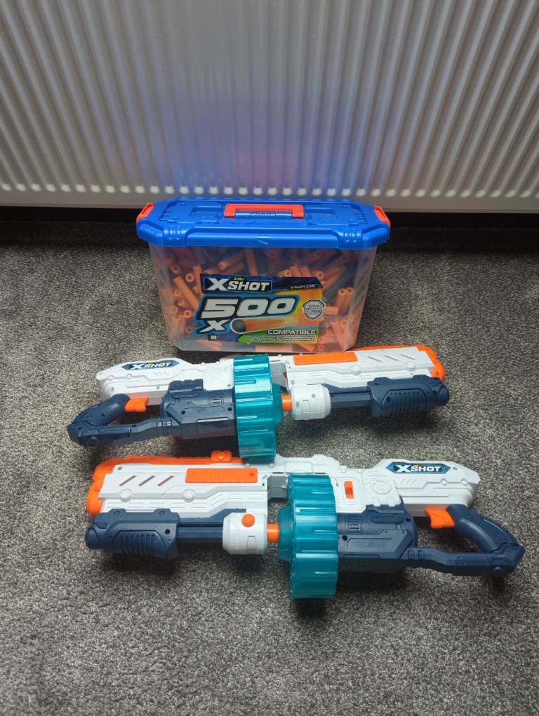 X shot plastic nerf guns 