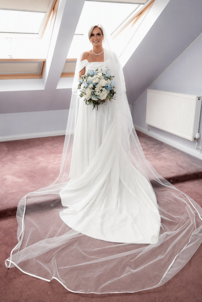 Morilee Mirela S0014 Wedding Dress – White, Good Condition