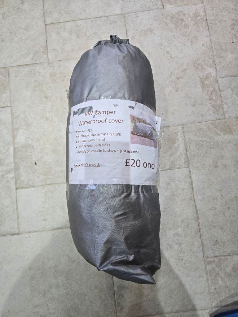 VW Campervan Cover Excellent Condition from Just Kampers