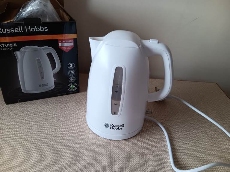 image for Russell Hobbs White Kettle Textures