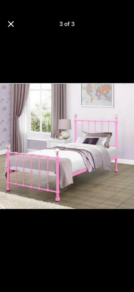 3ft pink Jessica bed