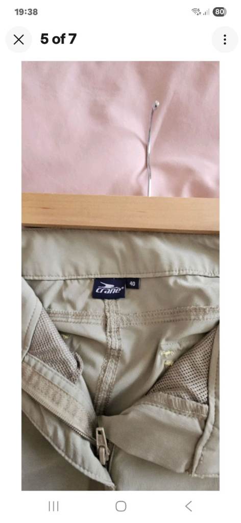 Crane Womens Size 12 Cargo Walking/outdoor Trousers