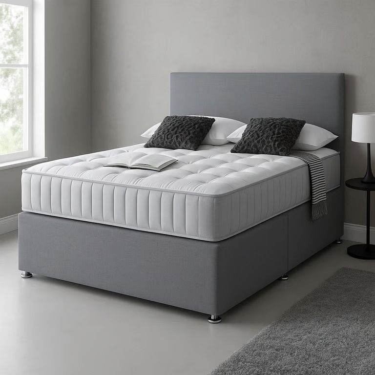 Modern Double & Small Double Divan Bed Base With Mattress Brand New SAME DAY DELIVERY ~ 🚚🚛::