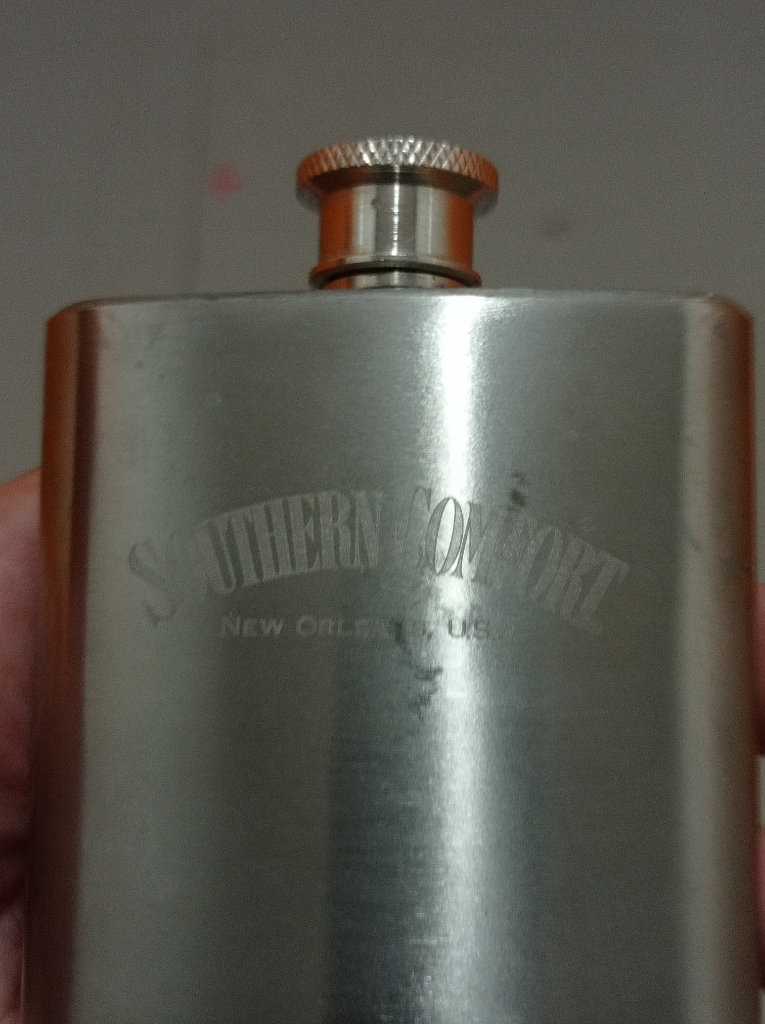 Southern Comfort Stainless Steel Collectable Hip Flasks