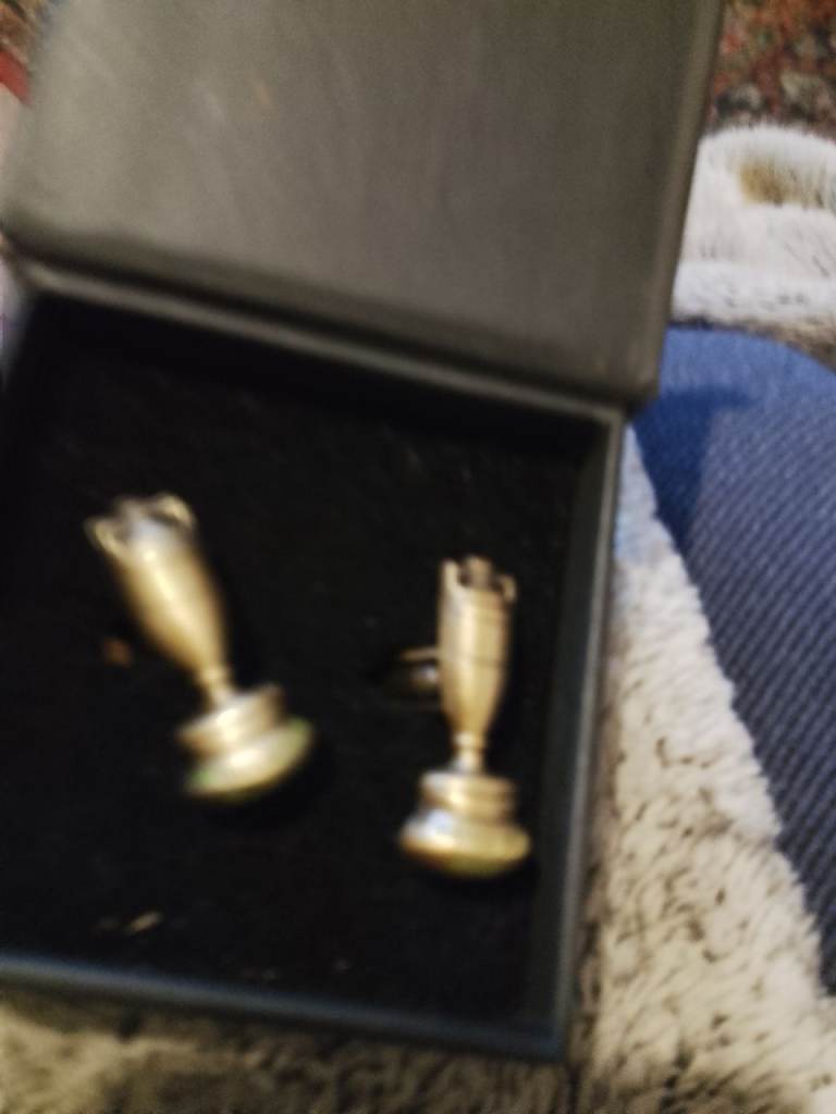 Magellan gold coloured cufflinks boxed free postage 