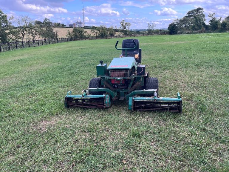 Ransomes Ride-On Cylinder Mower – Fair Condition, Ready for Work