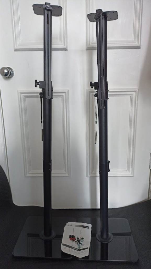 Speaker Stands - Suptek Heavy-Duty Floor Standing