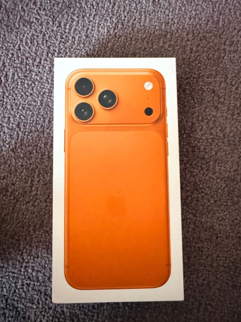 Apple iPhone 17 Pro Max, 256GB Orange. Brand New Sealed Boxed. 