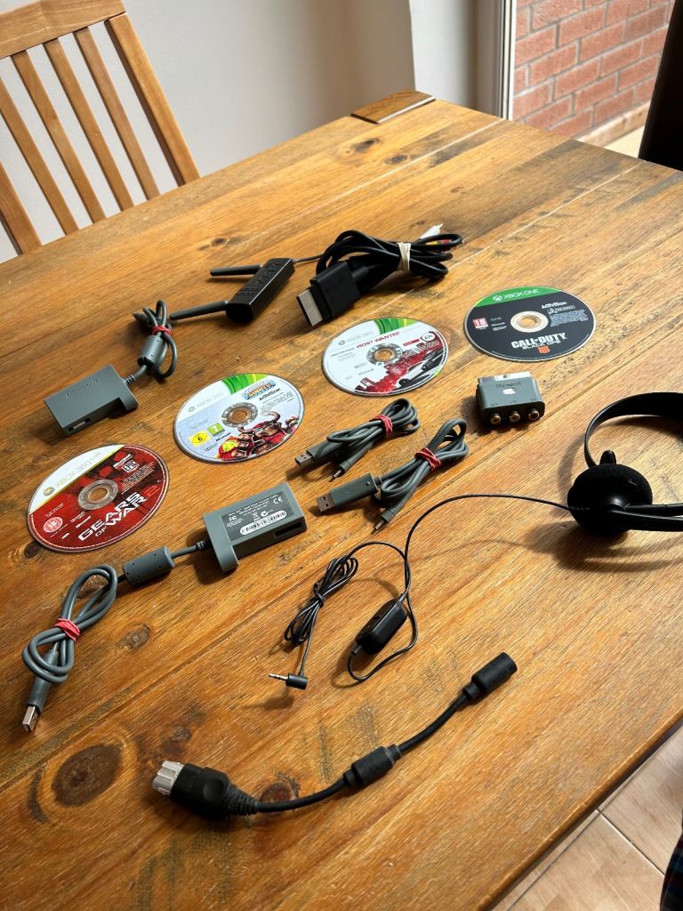 Xbox one & 360 USB Network Transfer Cable Microsoft, TV Cable, Headset & Games 