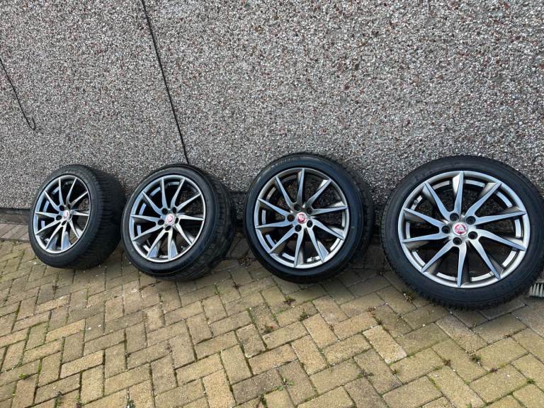 Jaguar Xf 18" x250 Wheels & new all season tyres smoked chrome x 5 