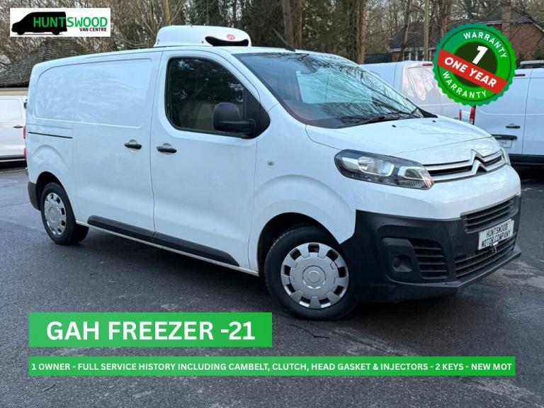 2018 CITROEN DISPATCH 2.0L DIESEL WHITE FRIDGE FREEZER VAN GAH DOWN TO 21C
