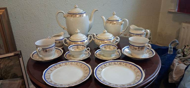 FOR SALE - Vintage bone china tea and coffee service by Wawel