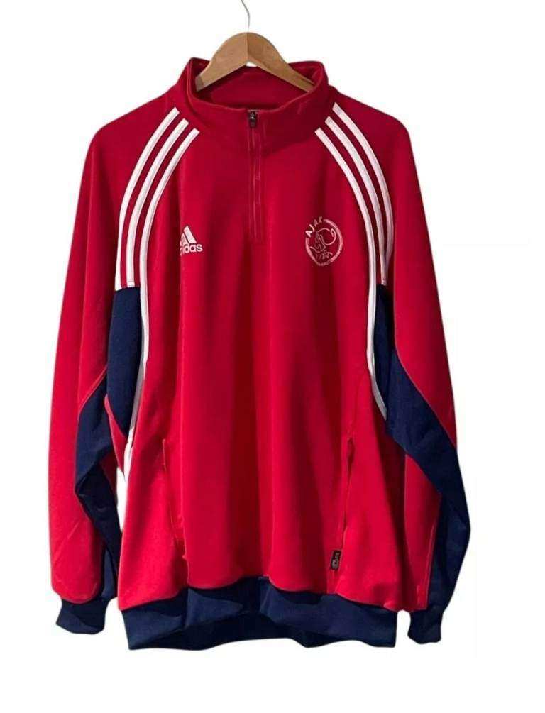 Adidas Sweatshirt Soccer Football Jacket -Ajax Amsterdam Fc Retro Top