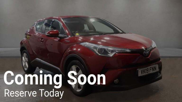 2019 Toyota C-HR 1.8 VVT-h Icon CVT Euro 6 (s/s) 5dr HATCHBACK Petrol/Electric Hybrid Automatic