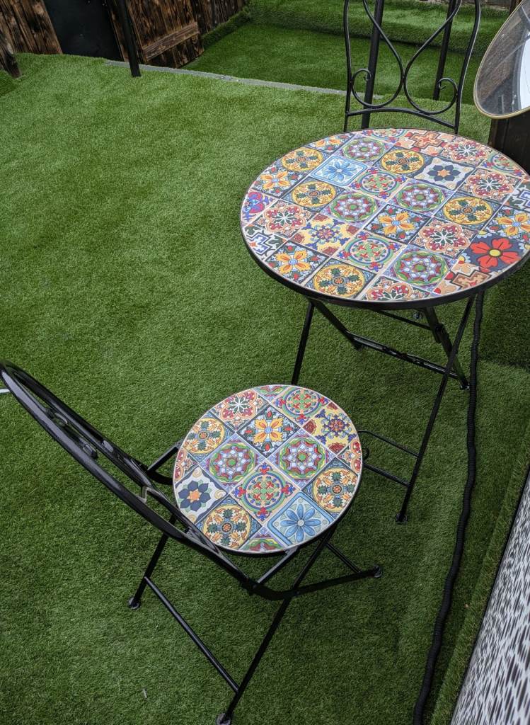 Braga Mosaic Bistro Set