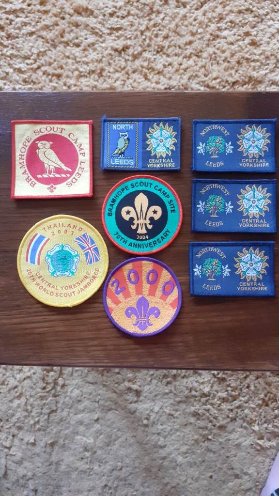 8 Scout Patches / Badges