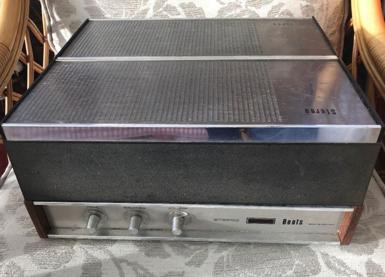 Vintage PHILLIPS 447 Portable Record Player  1960s  Spares or Repair