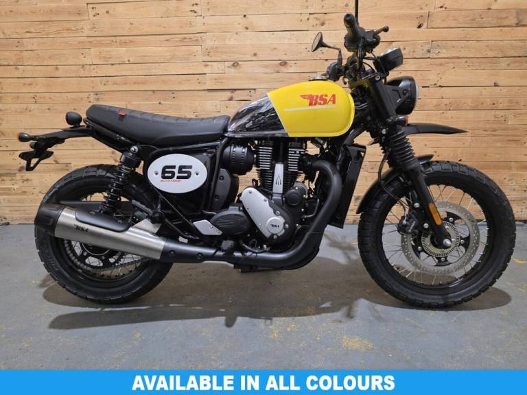 2026 BSA SCRAMBLER 652 Euro 5 652cc Roadster/Retro Petrol Manual