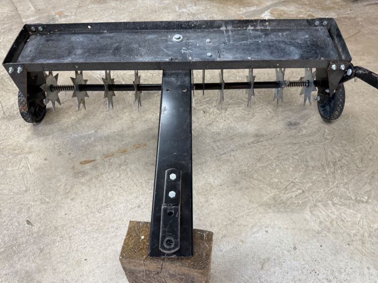Agrifab lawn  towed spike aerator 
