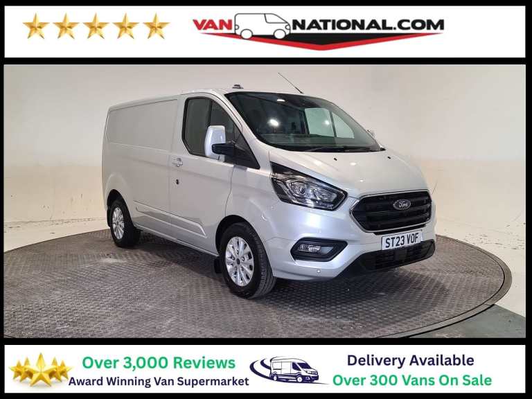 2023 Ford Transit Custom 2.0 EcoBlue 170ps Low Roof Limited Van Auto PANEL VAN DIESEL Automatic