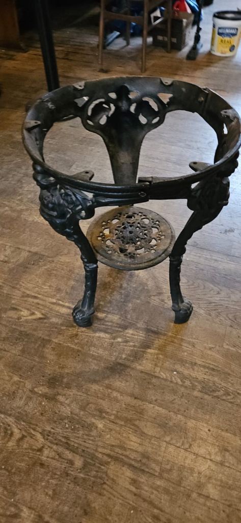 Cast iron table bases X 8