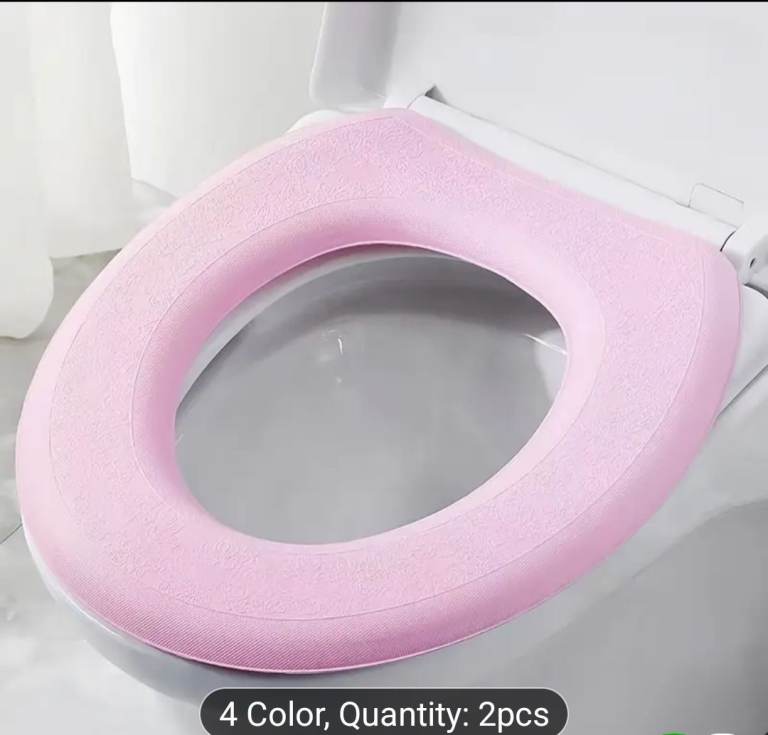 New Pink toilet seat cover soft
