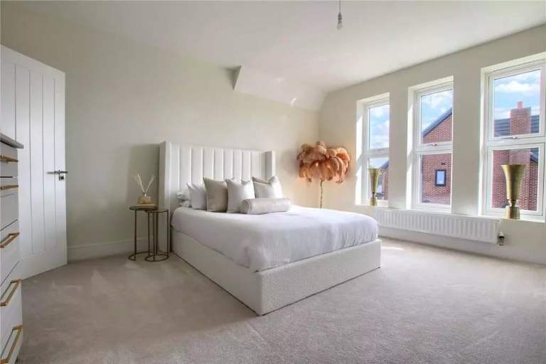 Double storage ottoman bed with mattress for £250
