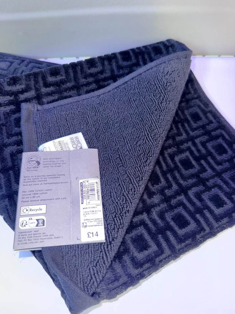 NEW M&S x Kelly Hoppen Ultimate Turkish Cotton Bath Mat - Grey