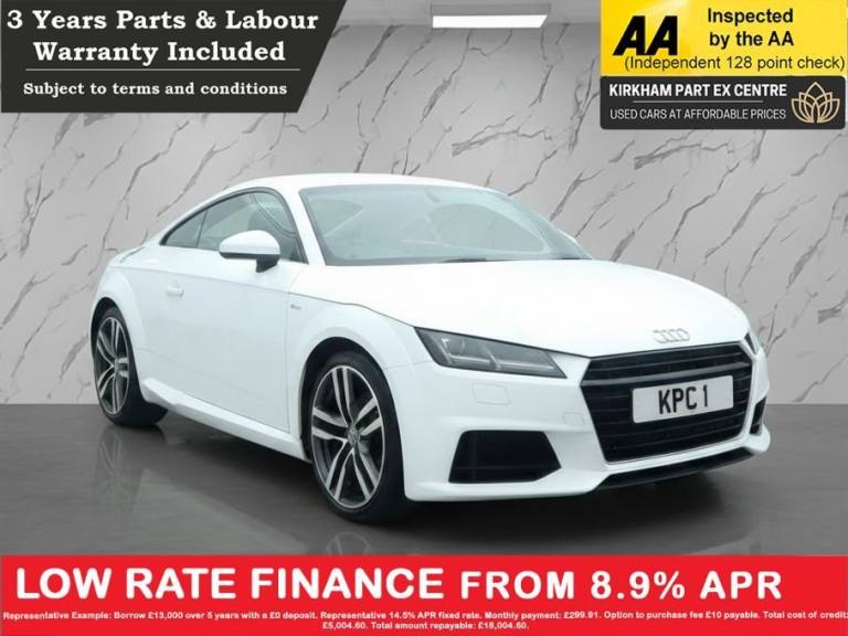 2016 Audi TT 1.8 TFSI S line Coupe 3dr Petrol Manual Euro 6 (s/s) (180 ps) NATIONWIDE PA Coupe Pe...