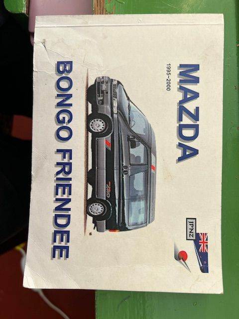 MAZDA BONGO FRIENDEE ORIGINAL HANDBOOK 1985-2000