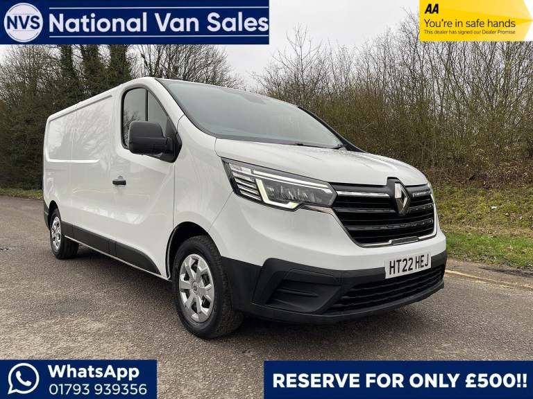 2022 Renault Trafic 2.0 dCi Blue LL30 Business L2 H1 Euro 6 (s/s) 5dr PANEL VAN Diesel Manual