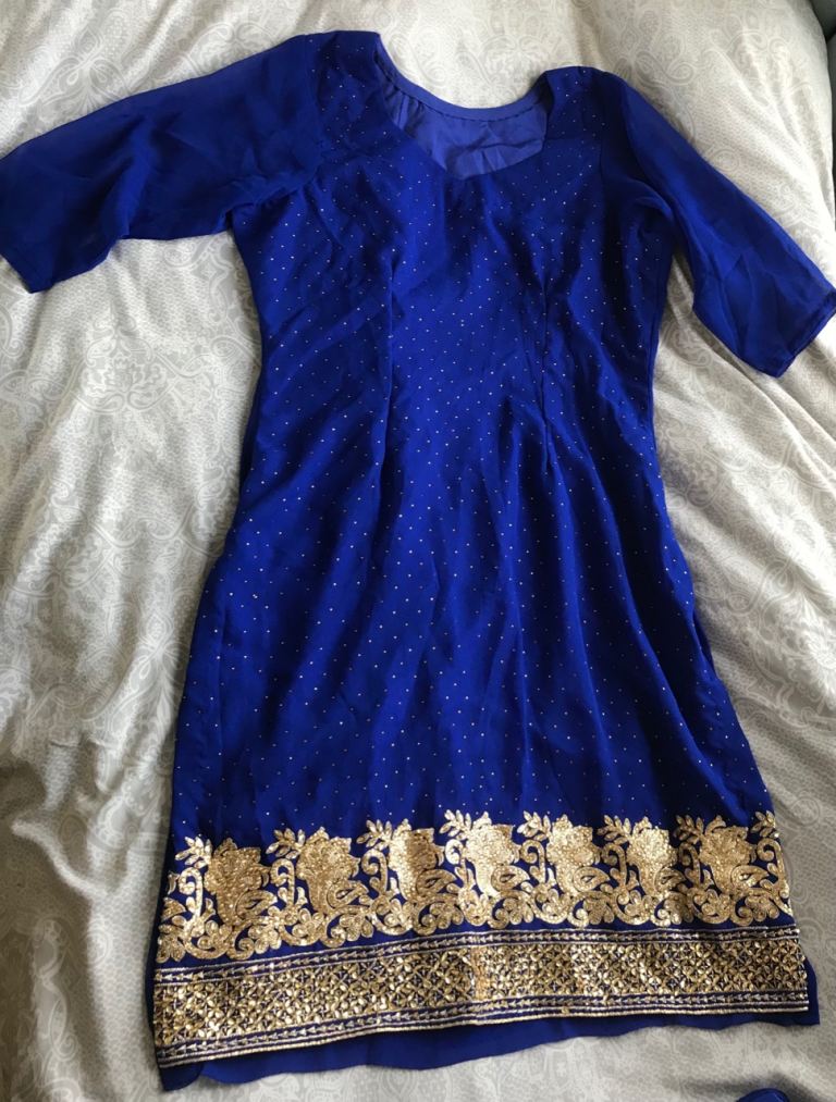 Beautiful royal blue salwar suit