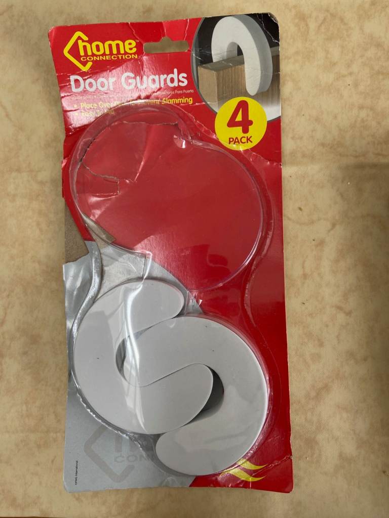 Easy to use door guards prevent doors from slamming