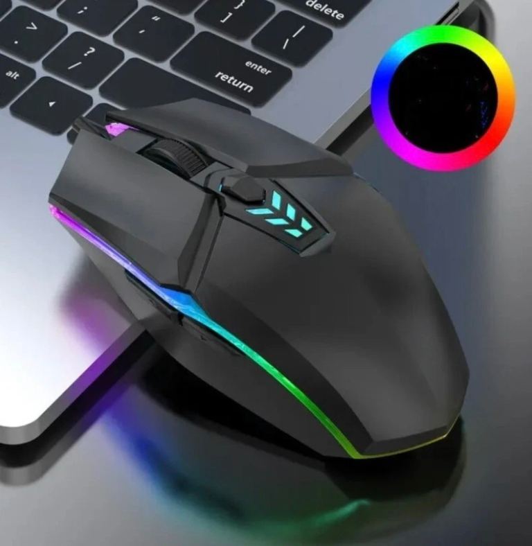 New Wired RGB Gaming Mouse for PC/Laptop – Black