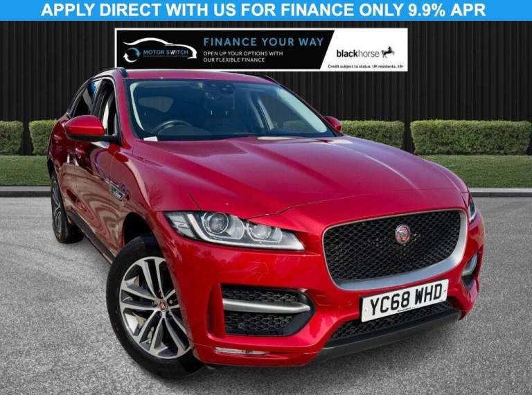 2018 68 JAGUAR F-PACE 2.0 D180 R-SPORT SUV 5DR DIESEL AUTO AWD EURO 6 (S/S) (180