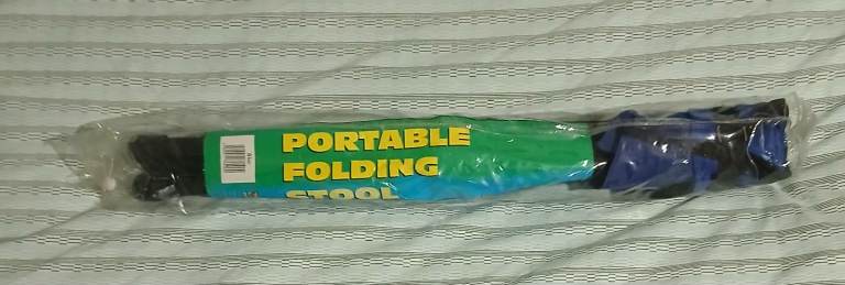 Portable folding stool