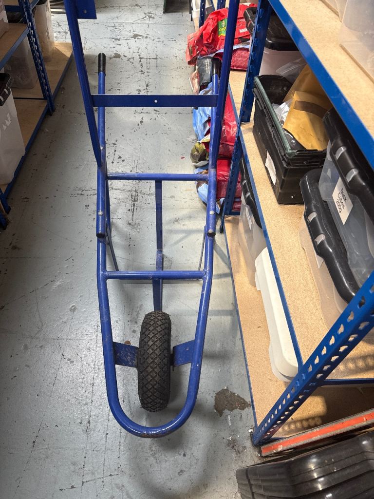 Blue gad bottle Truck / Hand Trolley – Good Condition