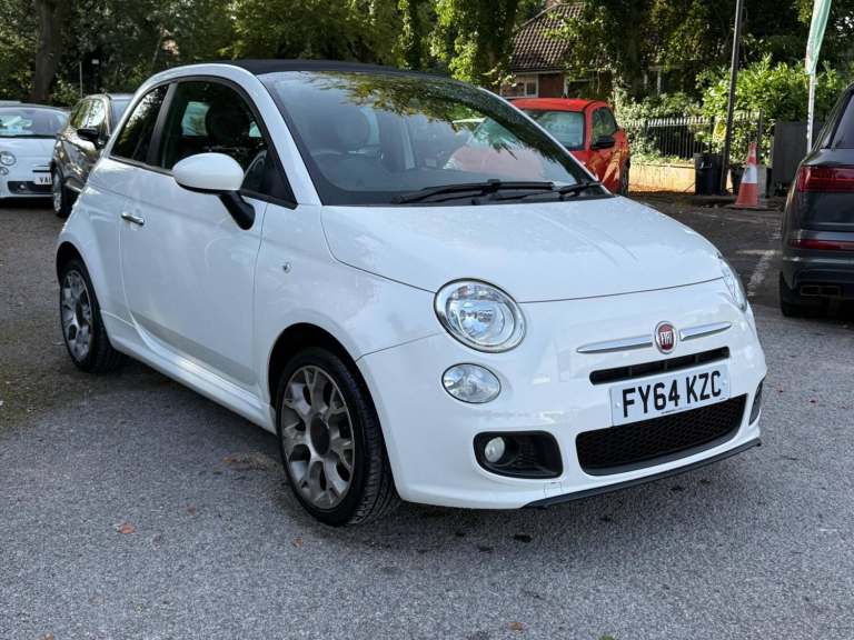 2014 Fiat 500 1.2 S 2dr CONVERTIBLE PETROL Manual