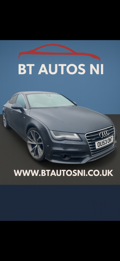 2013 Audi A7 3.0 TDI S Line 5dr Multitronic [5 Seat] FSH 1yrs Mot  6mth RAC warranty