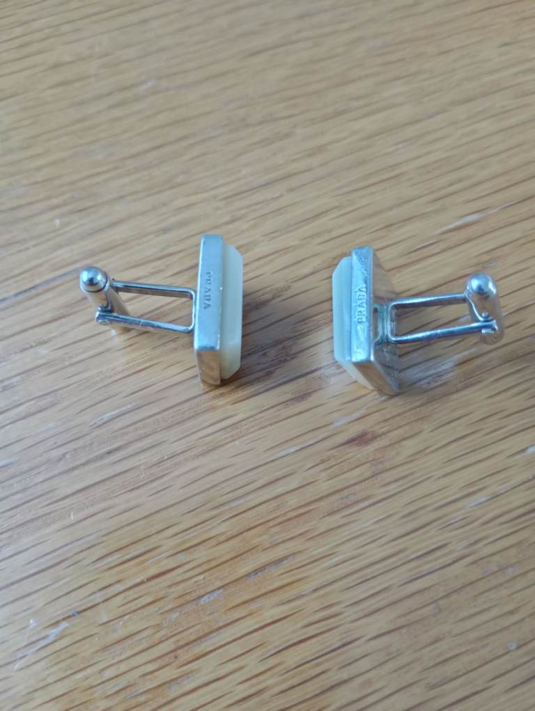 Prada cufflinks 