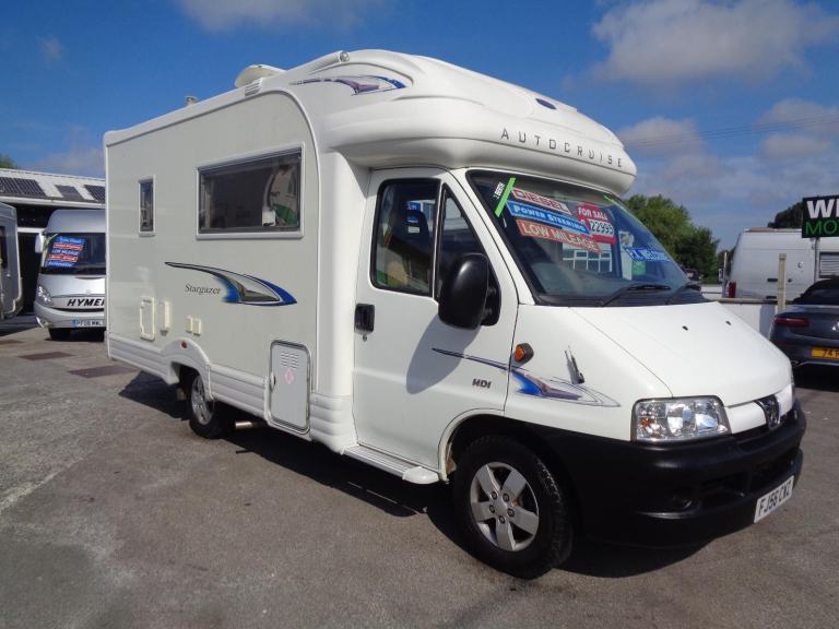 Autocruise Stargazer 2 Berth Peugeot Boxer DIESEL MANUAL 2007/56