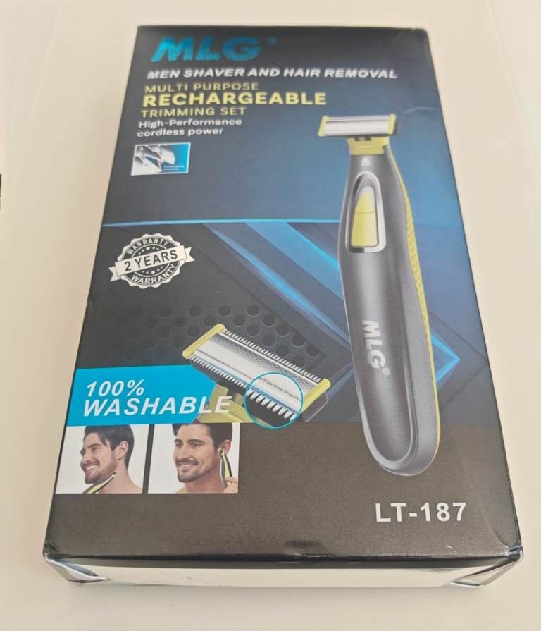 MLG Men’s Shaver & Hair Removal Trimming Set Cordless Rechargeable Gift Ideas
