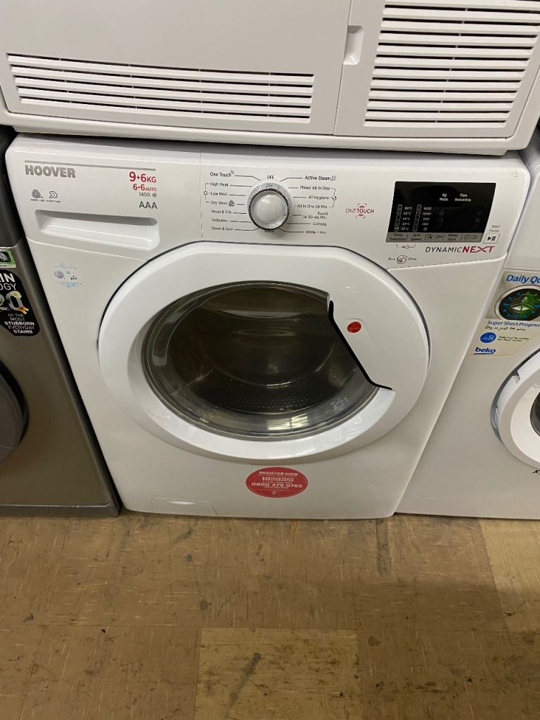 ✅🚚WHITE HOOVER LARGE CAPACITY WASHER DRYER £190 WE DO DELIVER