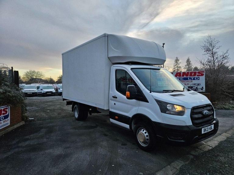 2021 ON 21 PLATE FORD TRANSIT 350 130 BHP L4 LUTON WITH TAILLIFT ULEZ FREE ZONE